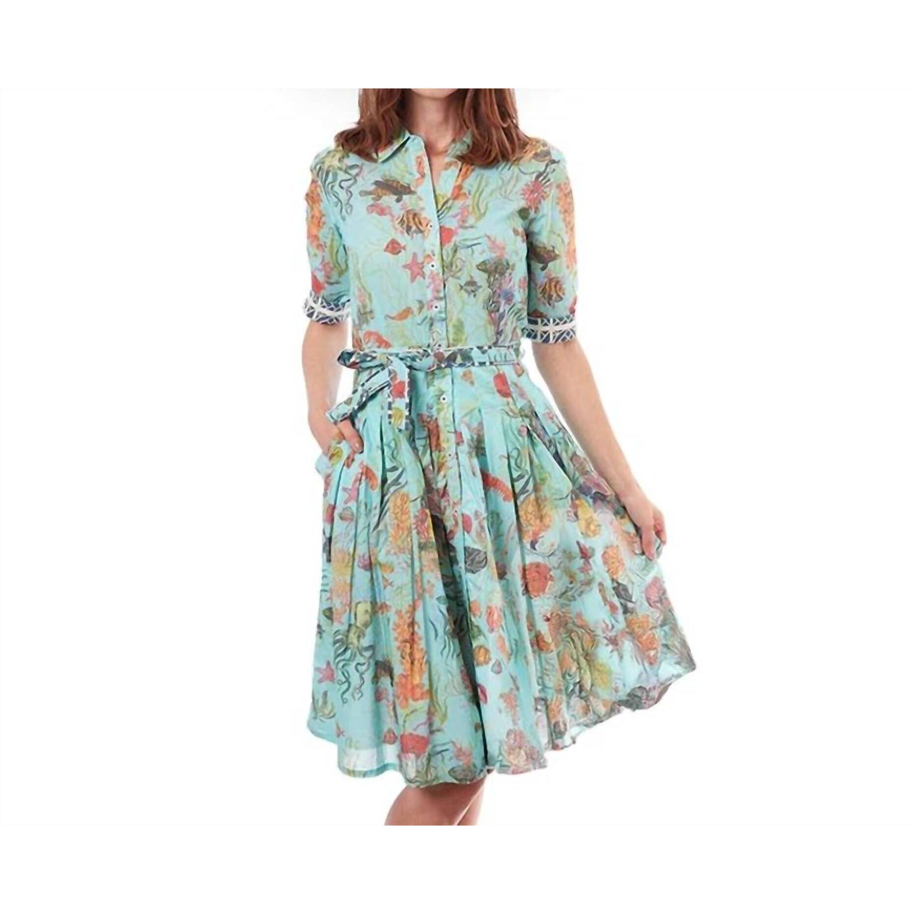 New Dizzy-Lizzie Mrs. Maisel Dress In Sealife